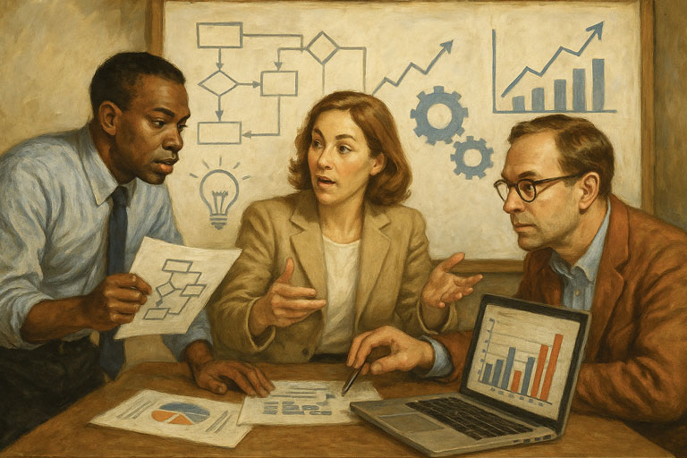 Process automation and analytics dashboards